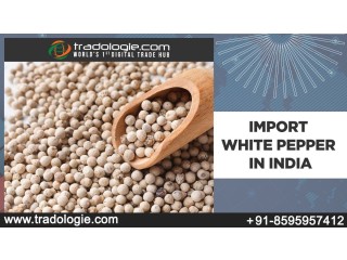 Import White Pepper in India