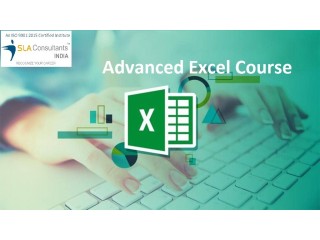 MS Excel Training Course in Delhi, Shakarpur, SLA Institute, Free VBA Macros & MS Access SQL Certification, 100% Job Guarantee