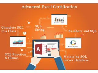 Best Advanced Excel Certification in Delhi, Sultanpur, Free VBA & SQL Training, Diwali Offer '23, Online/Offline Classes, 100% Job Guarantee