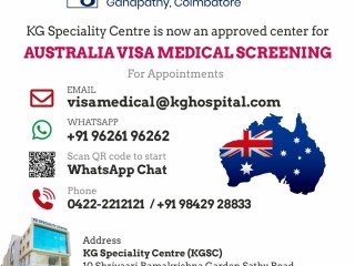 Visa medical Health checkup in Ganapathy- Now Screening(UK & AUS)